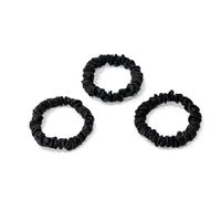 Blissy Mulberry Silk Blissy Silk Skinny Scrunchies (3-Pack) – 100% Mulberry Silk Hair Ties