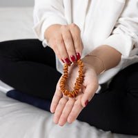 Bronze Blissy Skinny Scrunchies – Blissy Premium Silk