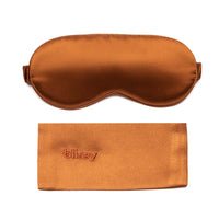 Blissy Bronze Silk Sleep Mask Detail –
