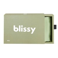 Standard Olive Pillowcase – Blissy Premium Silk