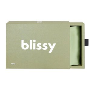 Queen Olive Pillowcase – Blissy Premium Silk