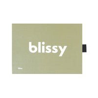 Blissy Standard Olive Pillowcase Lifestyle – Mulberry Silk