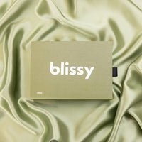 Blissy Mulberry Silk Pillowcase – Olive Standard