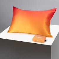 Blissy King Orange Ombre Pillowcase – 22 Momme Mulberry Silk, 100% Silk