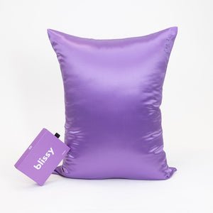 Blissy Orchid Silk Pillowcase Detail – King
