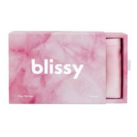Blissy Queen Pink Tie-Dye Pillowcase Lifestyle – Mulberry Silk