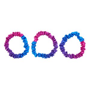 Blissy Purple Ombre Silk Blissy Skinny Scrunchies Detail –