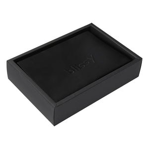 Blissy Black Silk Pillowcase Detail – King