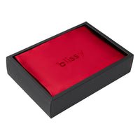 Blissy Red Silk Pillowcase Detail – King