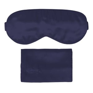 Blissy Mulberry Silk Sleep Mask – Blue