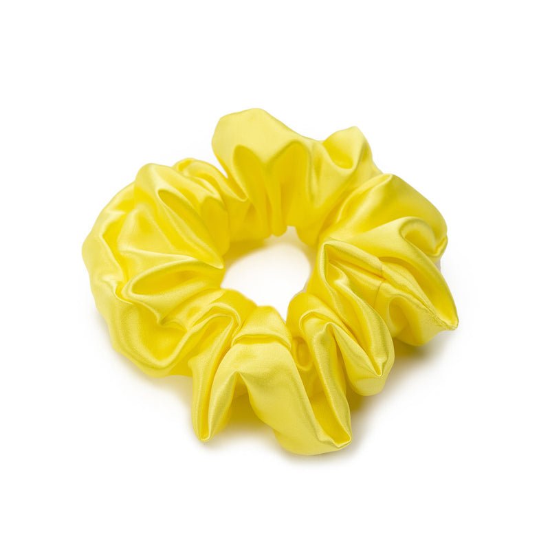 Blissy Sunshine Yellow Blissy Scrunchies Lifestyle – Mulberry Silk