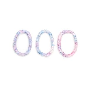 Blissy Tie-Dye Blissy Skinny Scrunchies Lifestyle – Mulberry Silk